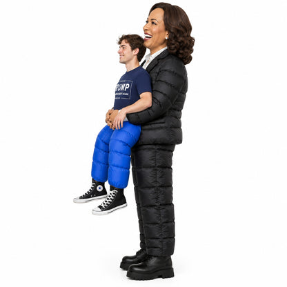 PresidentGrab Inflatable Costume - Kamala side view